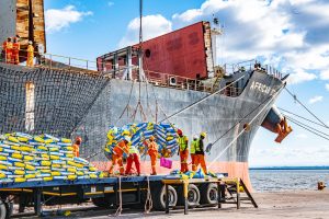 container shipping port of maputo maputo, mozambique
